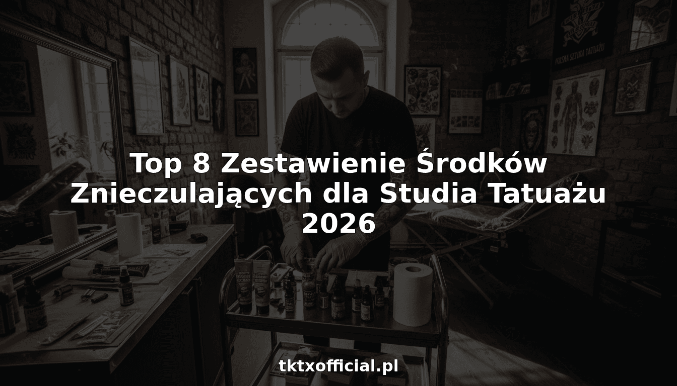 Top 8 Zestawienie Środków Znieczulających dla Studia Tatuażu 2026