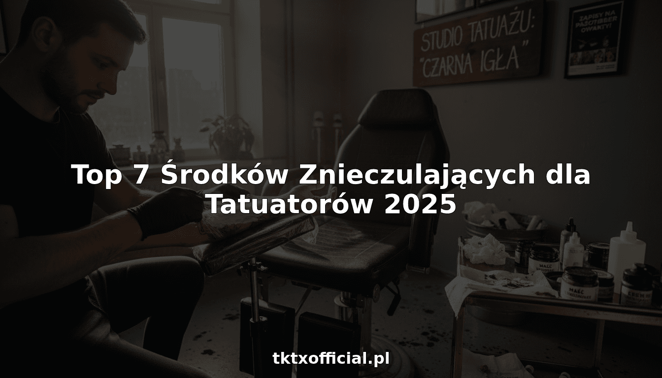 Top 7 Środków Znieczulających dla Tatuatorów 2025