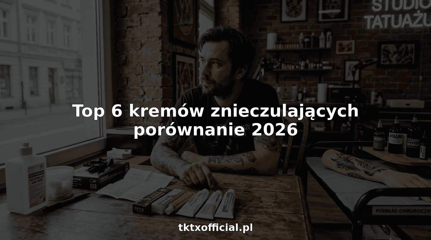 Top 6 kremów znieczulających porównanie 2026