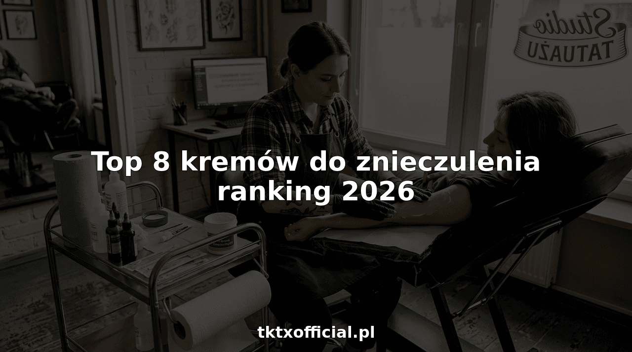 Top 8 kremów do znieczulenia ranking 2026