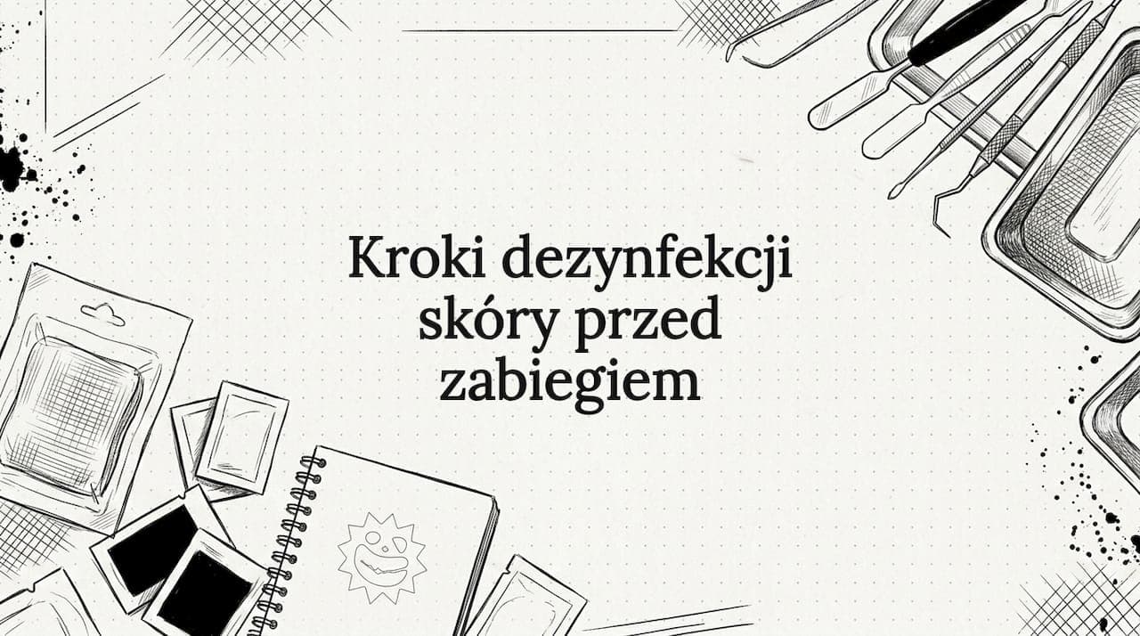 Kroki dezynfekcji skóry przed zabiegiem