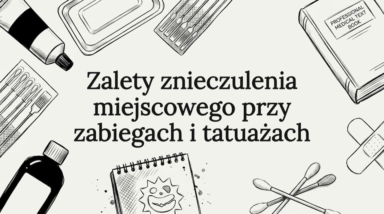 Zalety znieczulenia miejscowego przy zabiegach i tatuażach