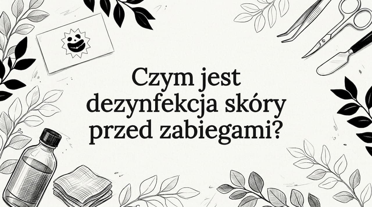 Czym jest dezynfekcja skóry przed zabiegami?