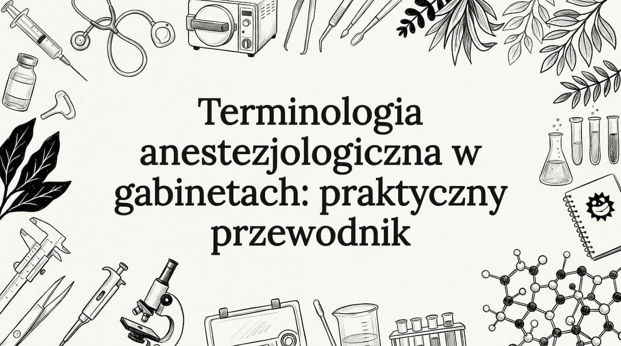Terminologia anestezjologiczna w gabinetach: praktyczny przewodnik