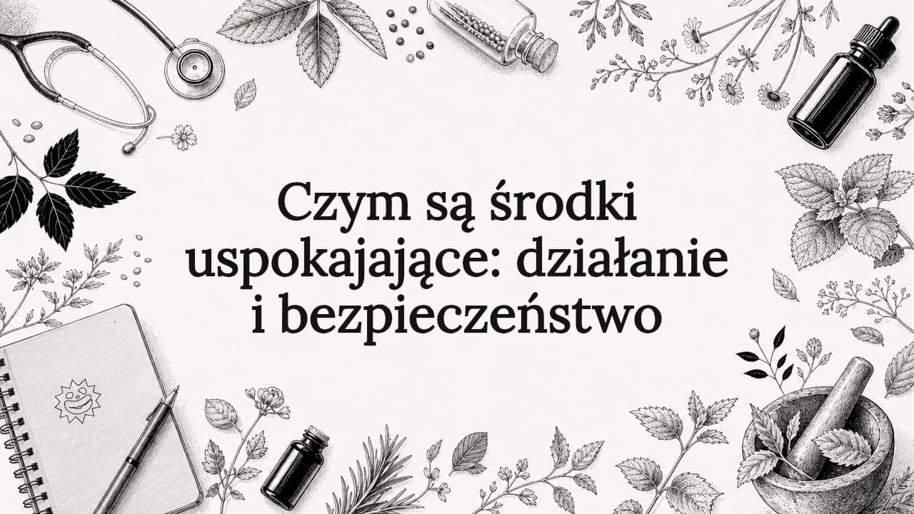 Czym są środki uspokajające: działanie i bezpieczeństwo