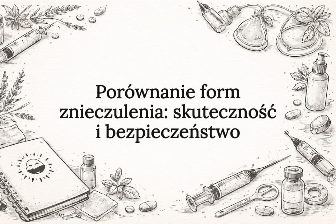 Porównanie form znieczulenia: skuteczność i bezpieczeństwo
