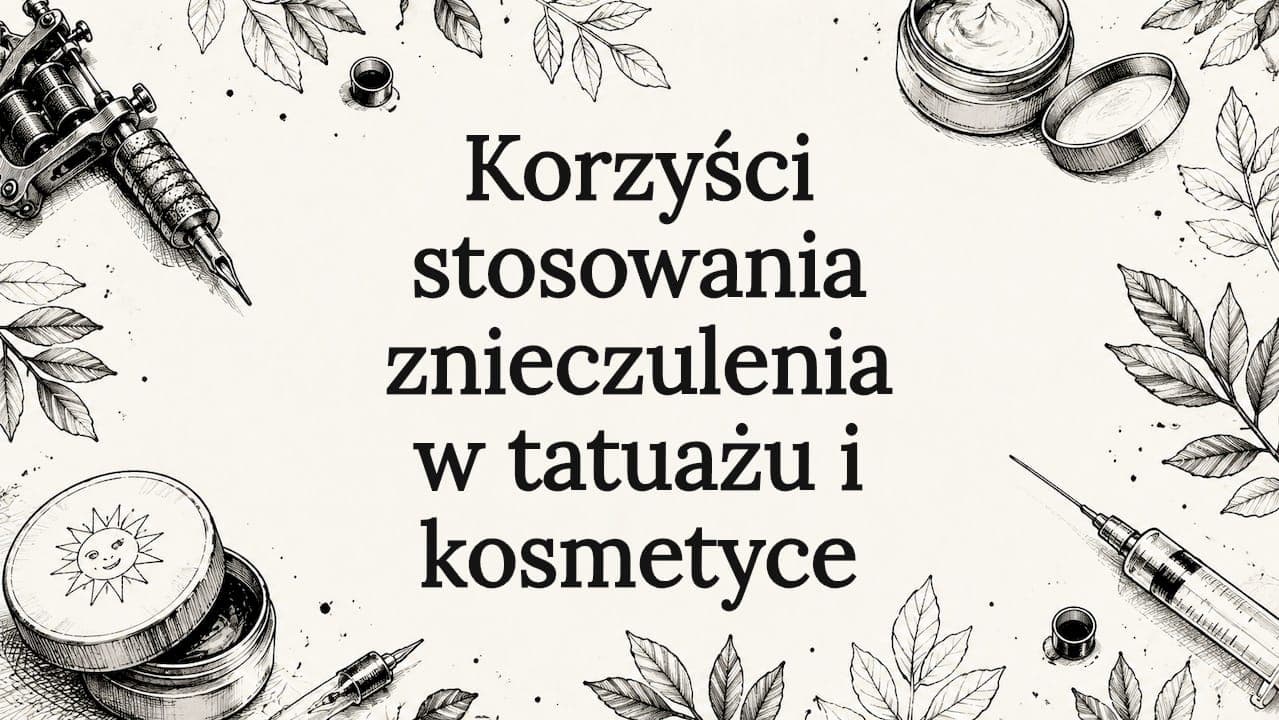 Korzyści stosowania znieczulenia w tatuażu i kosmetyce