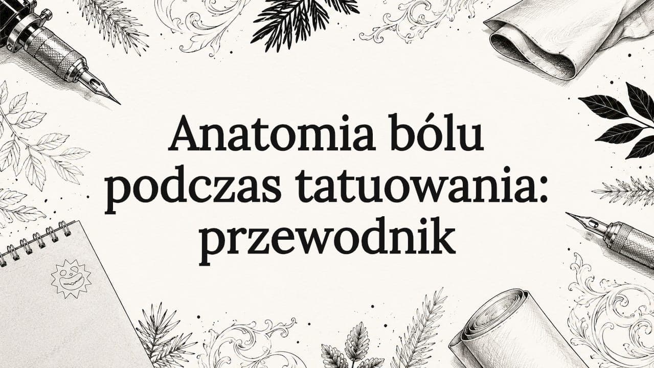 Anatomia bólu podczas tatuowania: przewodnik
