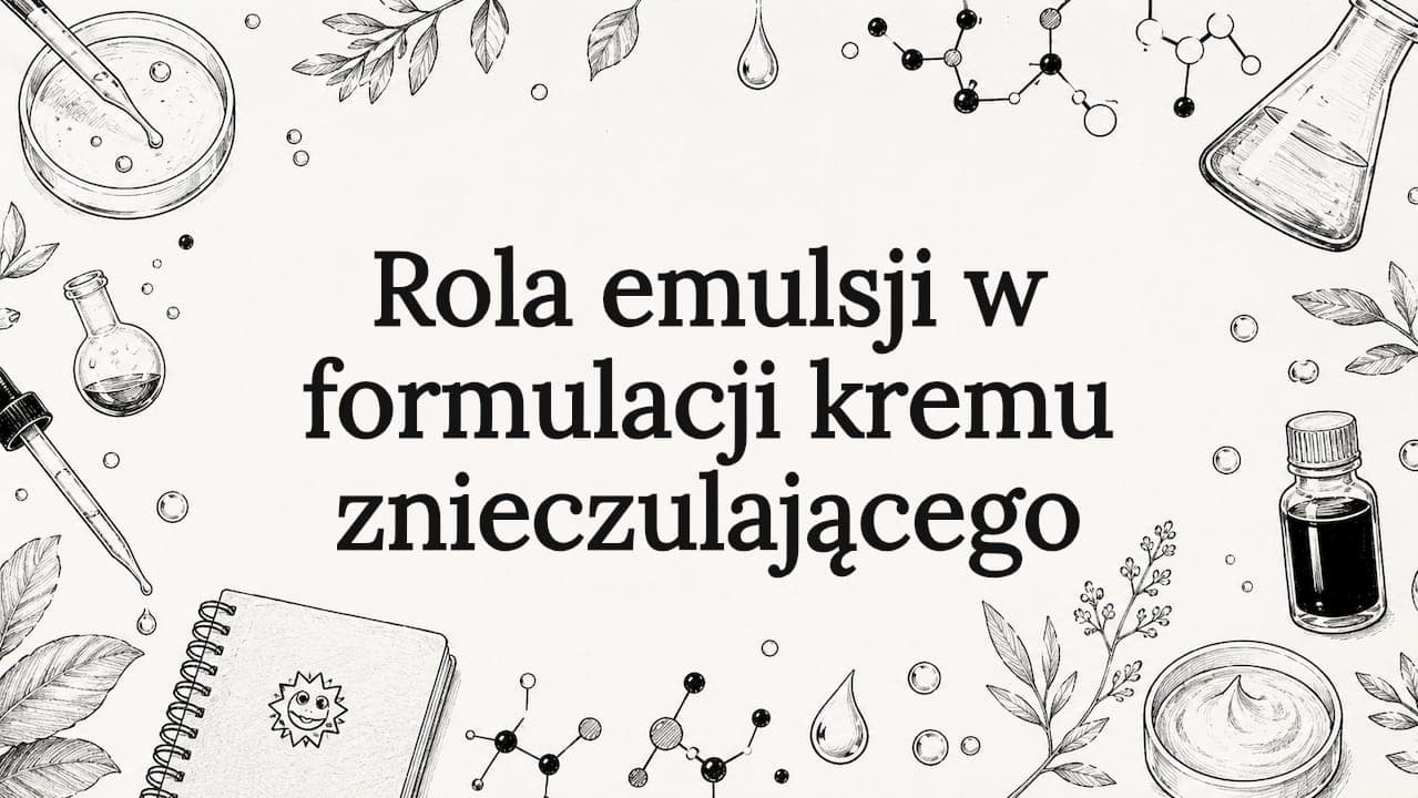 Rola emulsji w formulacji kremu znieczulającego