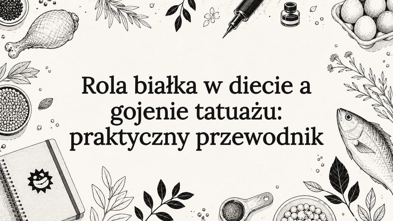 Rola białka w diecie a gojenie tatuażu: praktyczny przewodnik