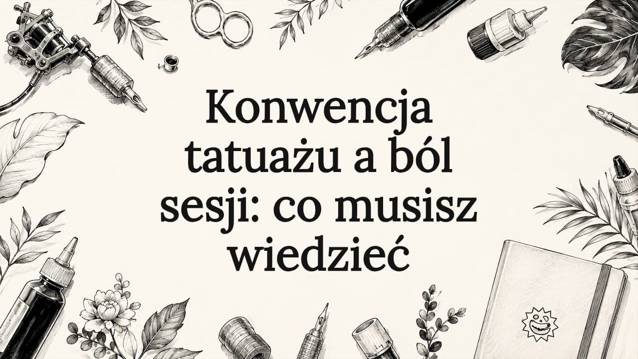 Konwencja tatuażu a ból sesji: co musisz wiedzieć