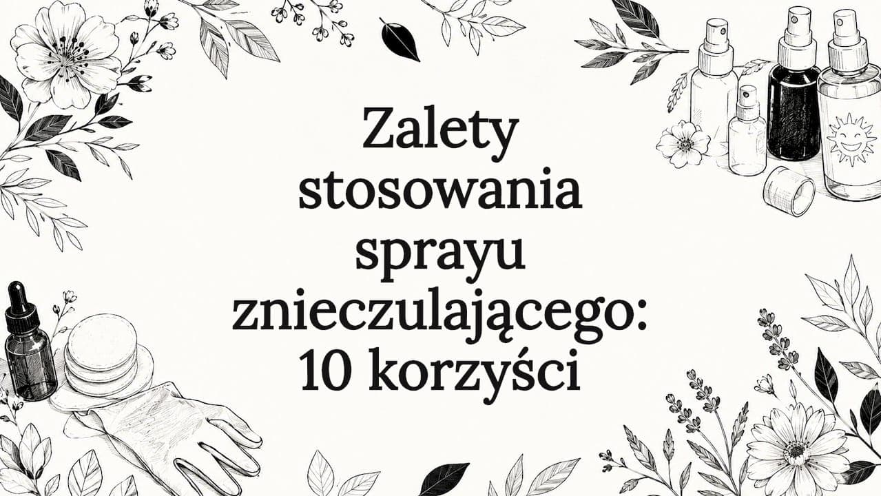 Zalety stosowania sprayu znieczulającego: 10 korzyści