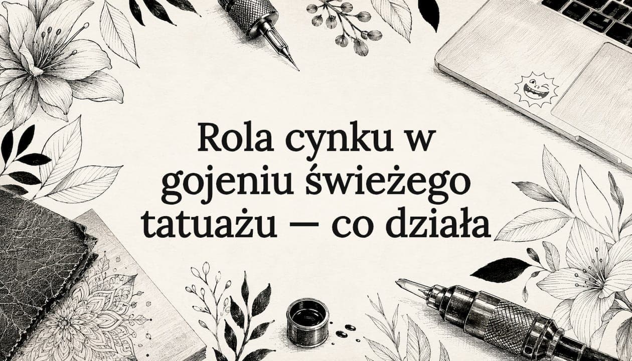 Rola cynku w gojeniu świeżego tatuażu — co działa