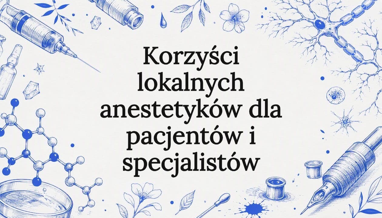 Korzyści lokalnych anestetyków dla pacjentów i specjalistów
