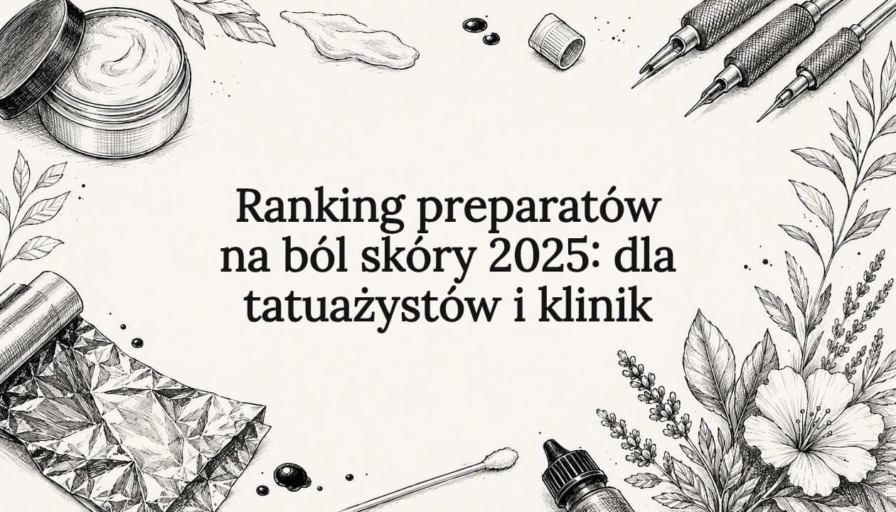 Ranking preparatów na ból skóry 2025: dla tatuażystów i klinik