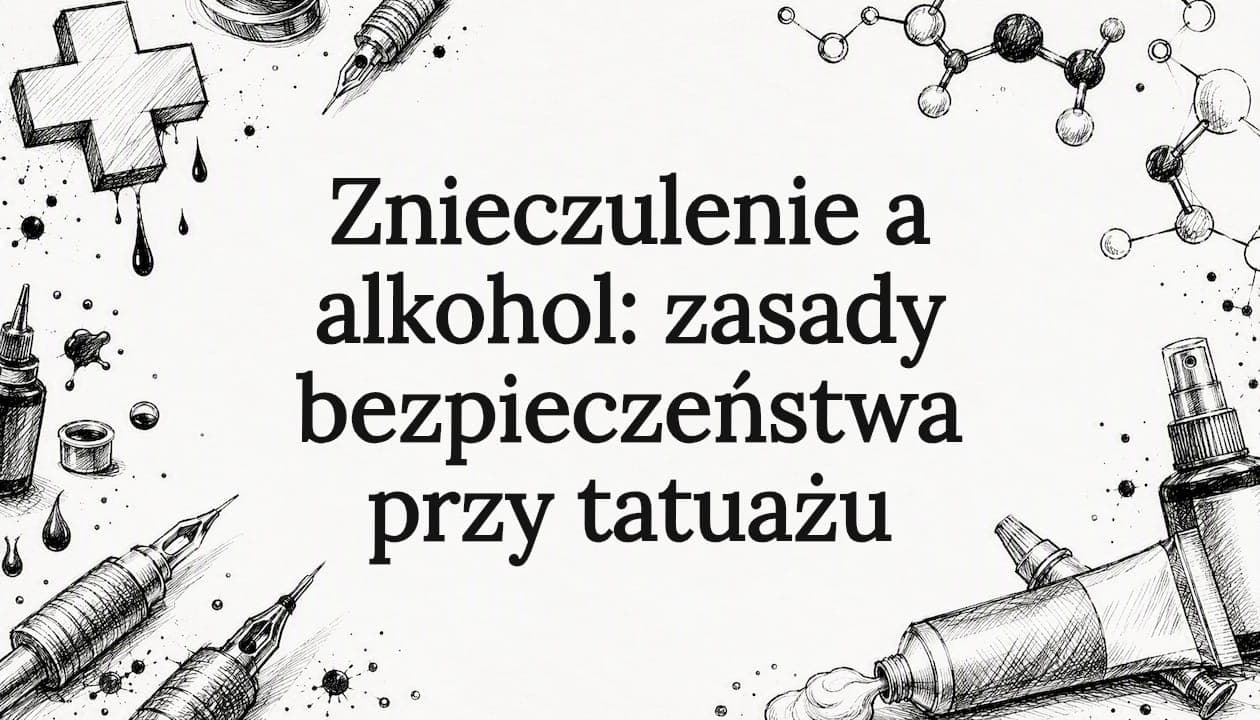 Znieczulenie a alkohol: zasady bezpieczeństwa przy tatuażu