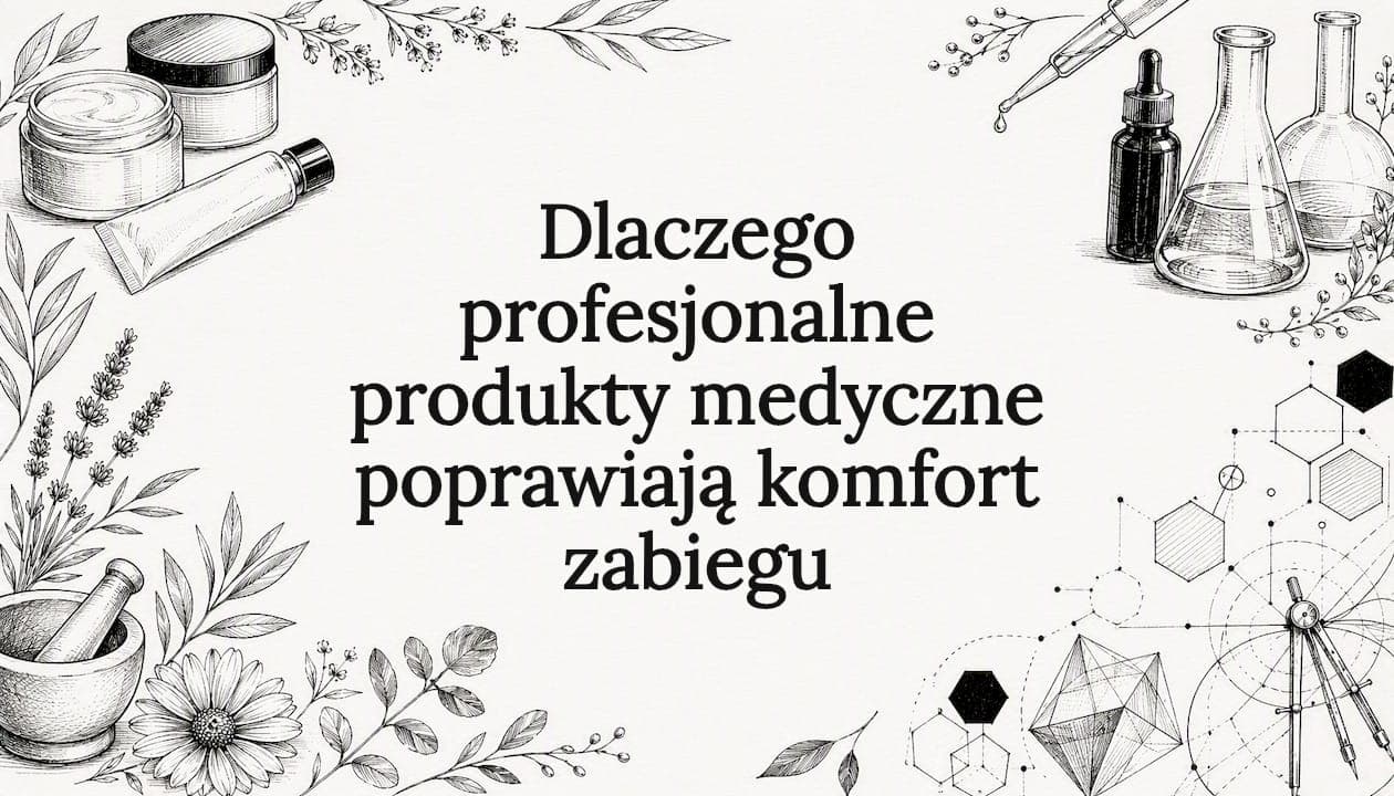Dlaczego profesjonalne produkty medyczne poprawiają komfort zabiegu