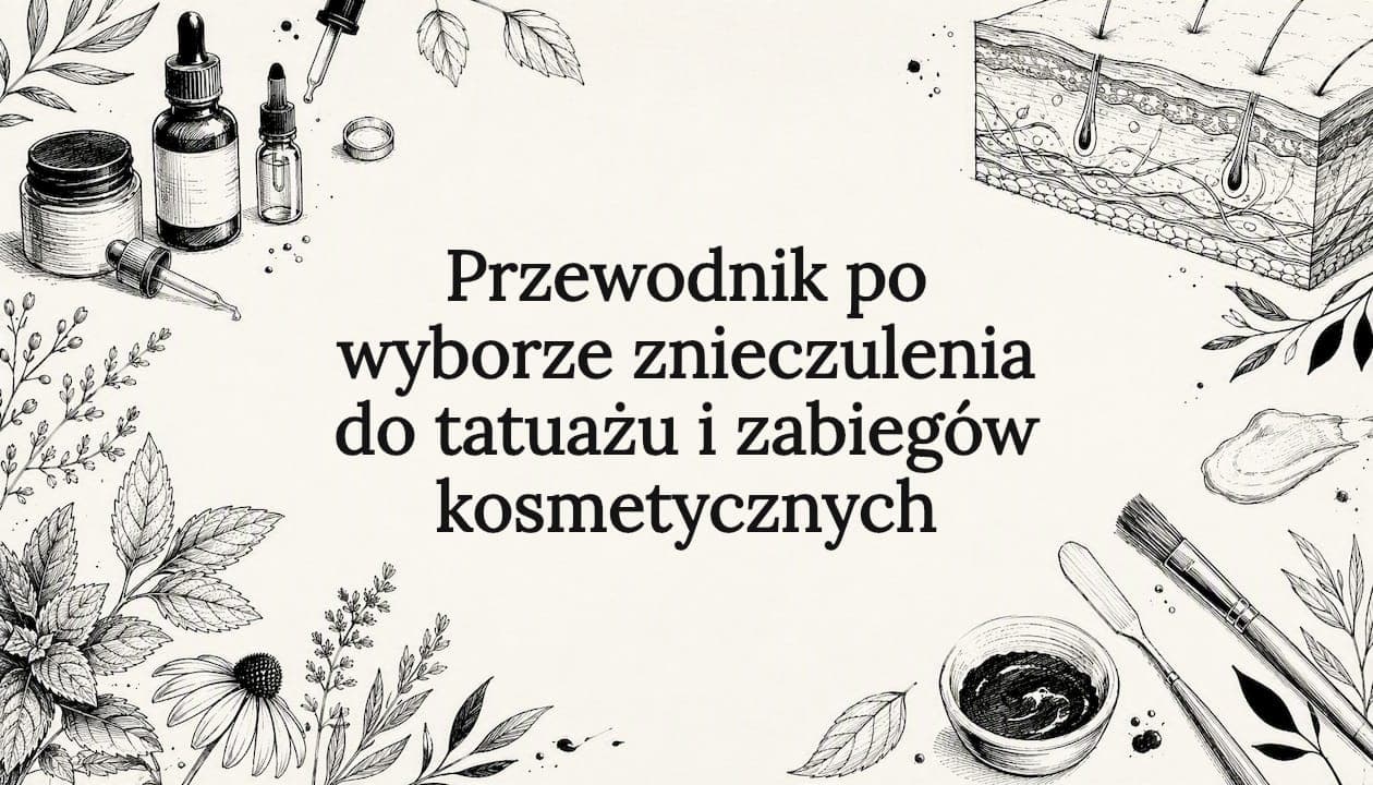 Przewodnik po wyborze znieczulenia do tatuażu i zabiegów kosmetycznych