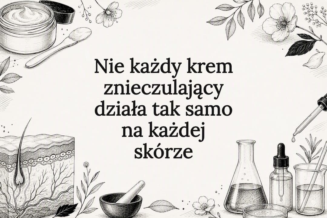 Nie każdy krem znieczulający działa tak samo na każdej skórze