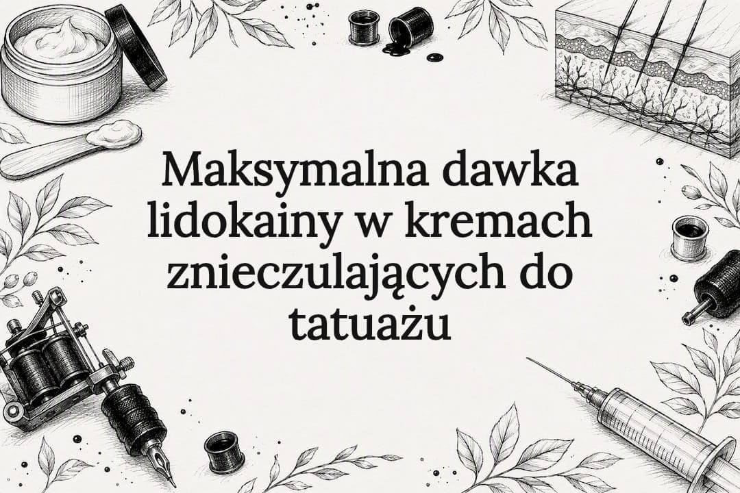 Maksymalna dawka lidokainy w kremach znieczulających do tatuażu