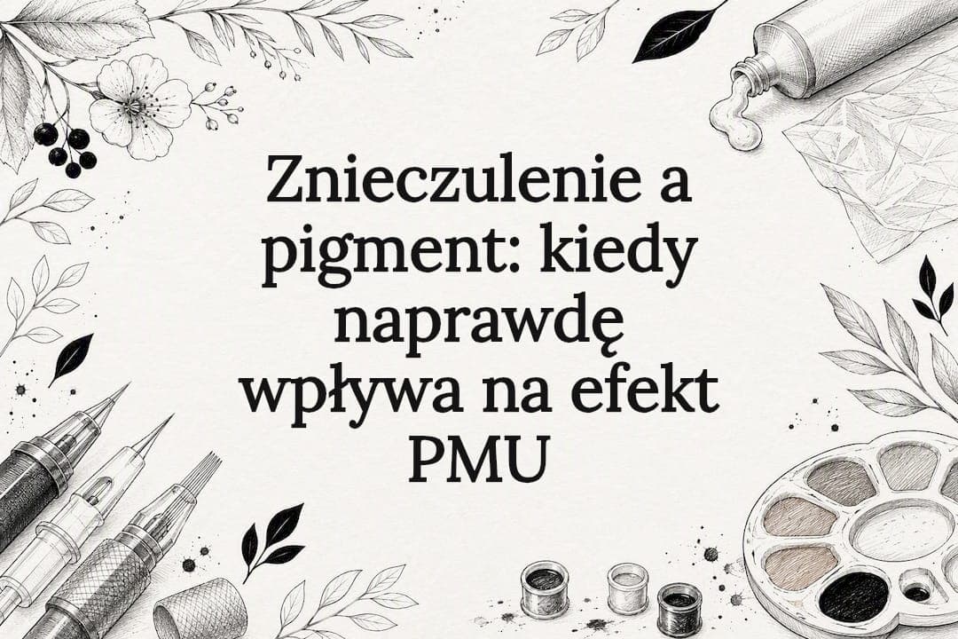 Znieczulenie a pigment: kiedy naprawdę wpływa na efekt PMU