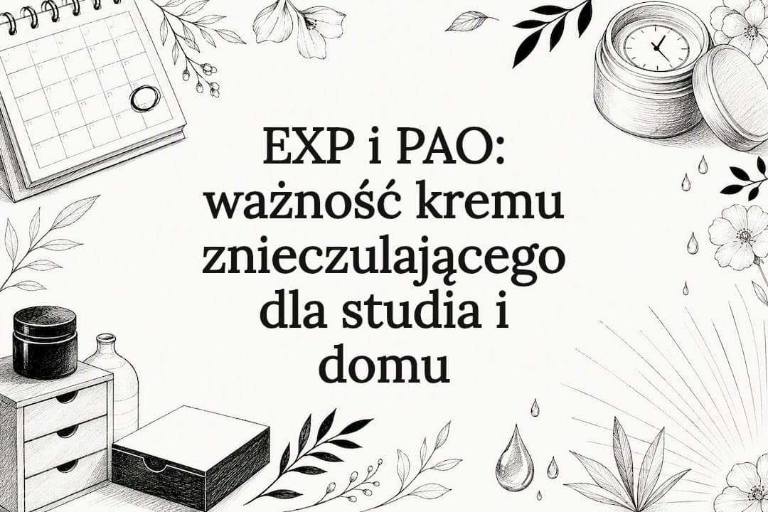 EXP i PAO: ważność kremu znieczulającego dla studia i domu