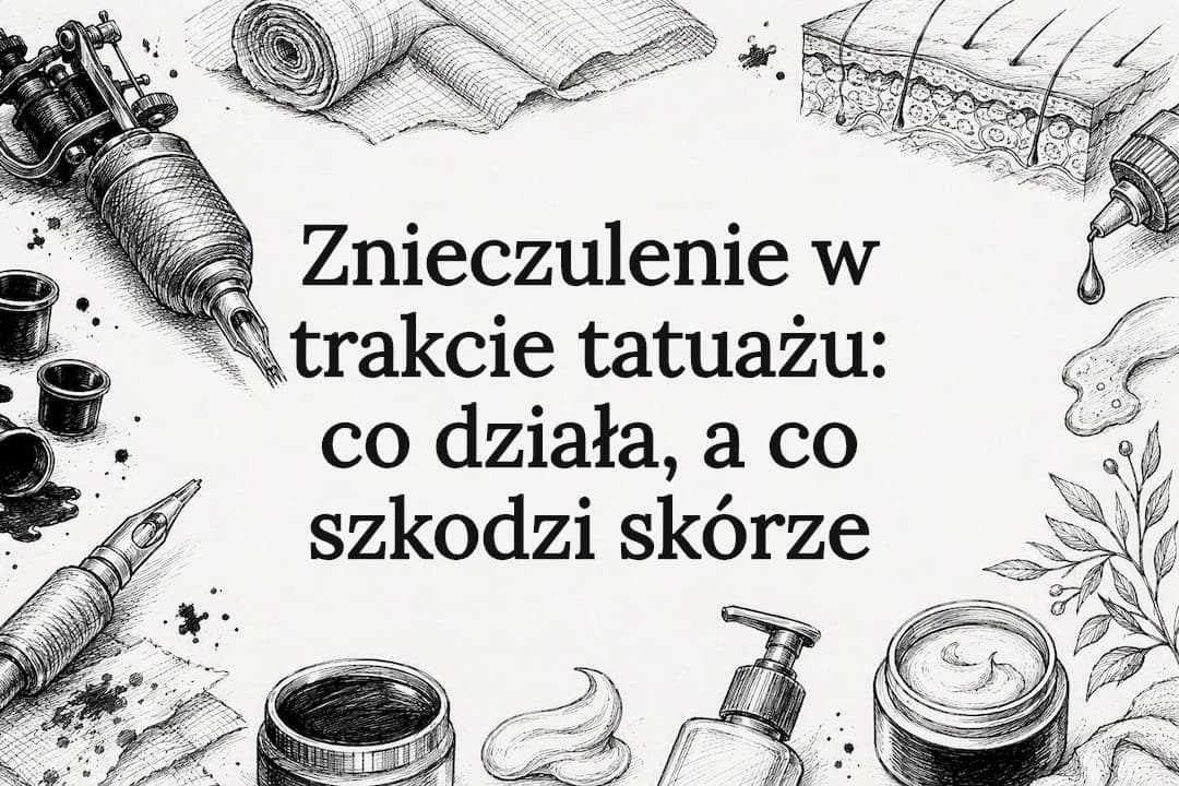 Znieczulenie w trakcie tatuażu: co działa, a co szkodzi skórze