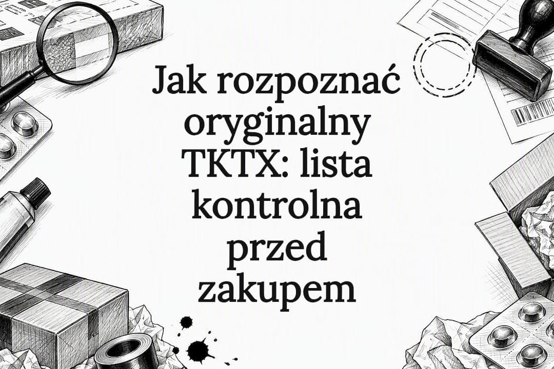 Jak rozpoznać oryginalny TKTX: lista kontrolna przed zakupem