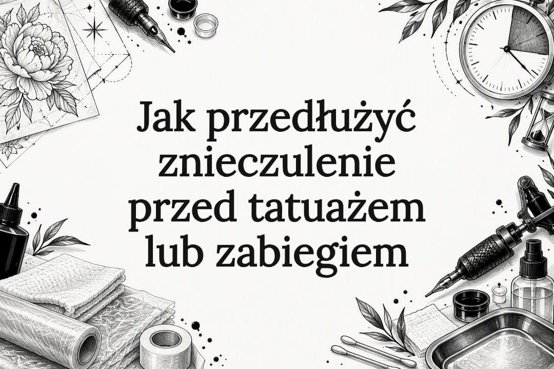 Jak przedłużyć znieczulenie przed tatuażem lub zabiegiem