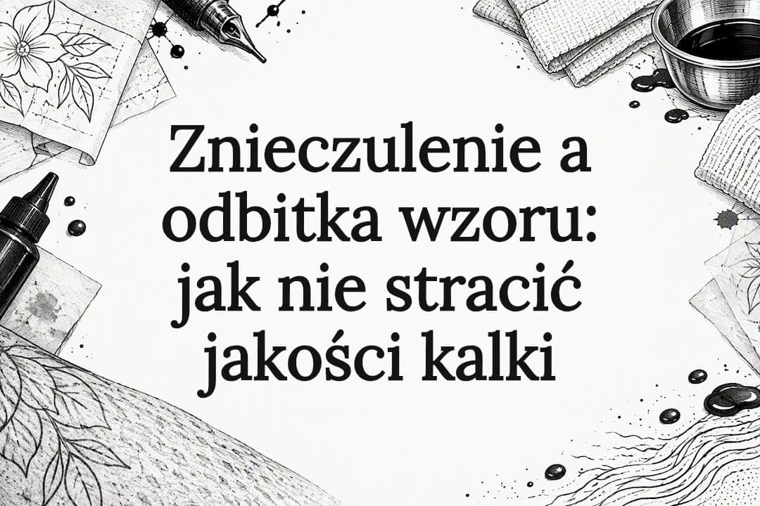 Znieczulenie a odbitka wzoru: jak nie stracić jakości kalki