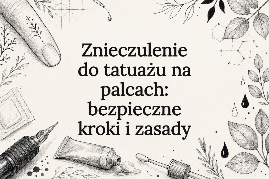 Znieczulenie do tatuażu na palcach: bezpieczne kroki i zasady