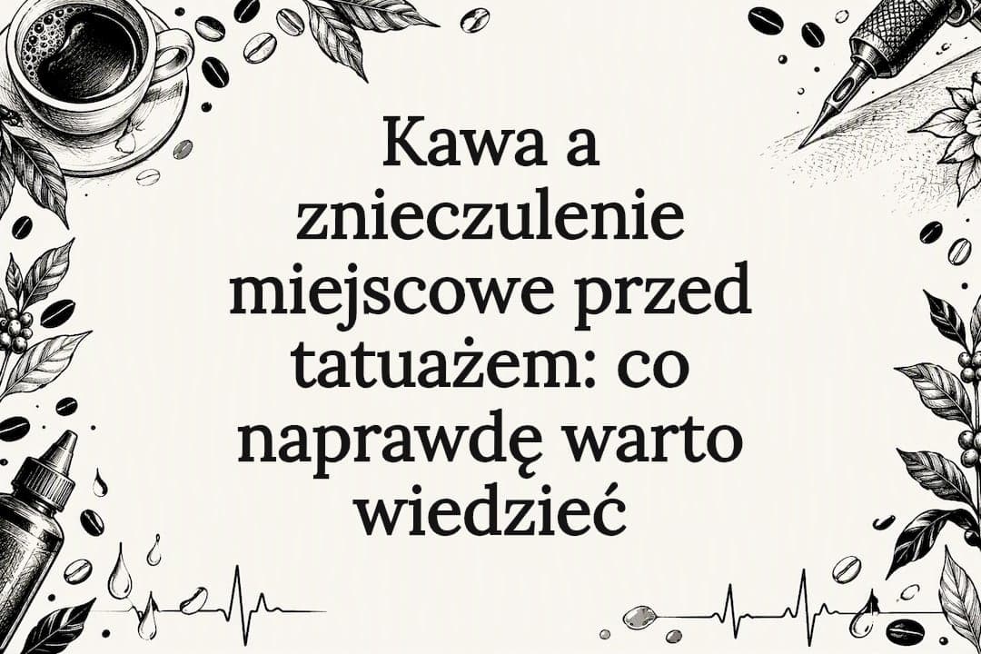 Kawa a znieczulenie miejscowe przed tatuażem: co naprawdę warto wiedzieć