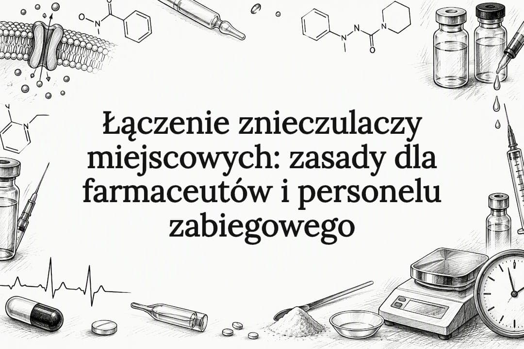 Łączenie znieczulaczy miejscowych: zasady dla farmaceutów i personelu zabiegowego
