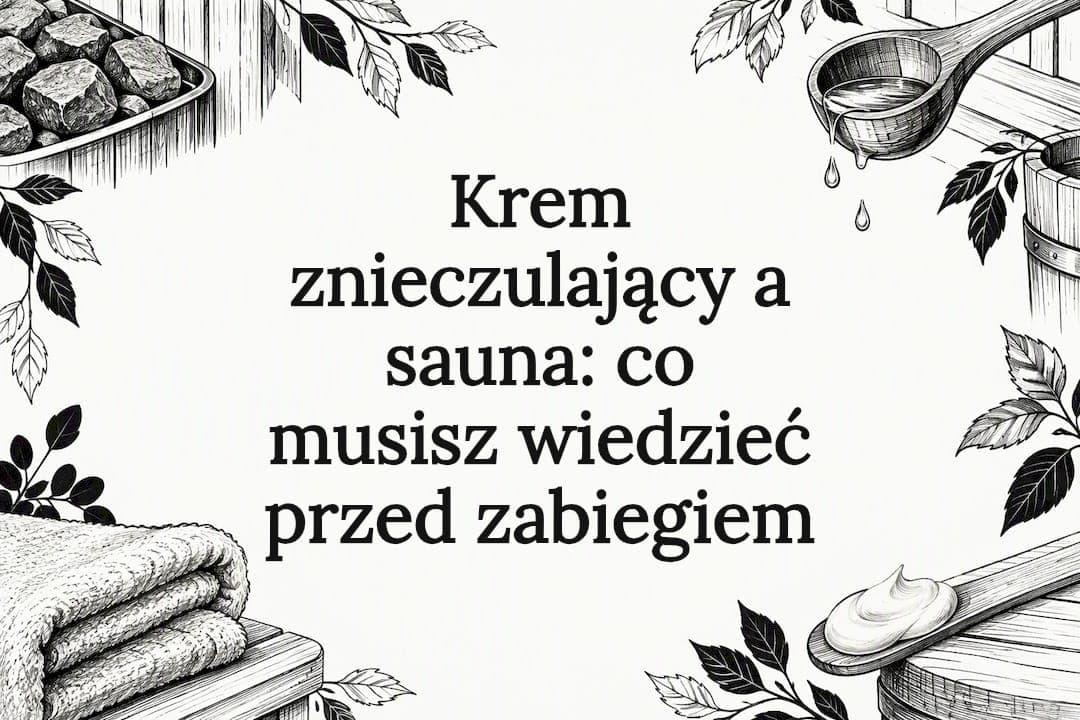 Krem znieczulający a sauna: co musisz wiedzieć przed zabiegiem
