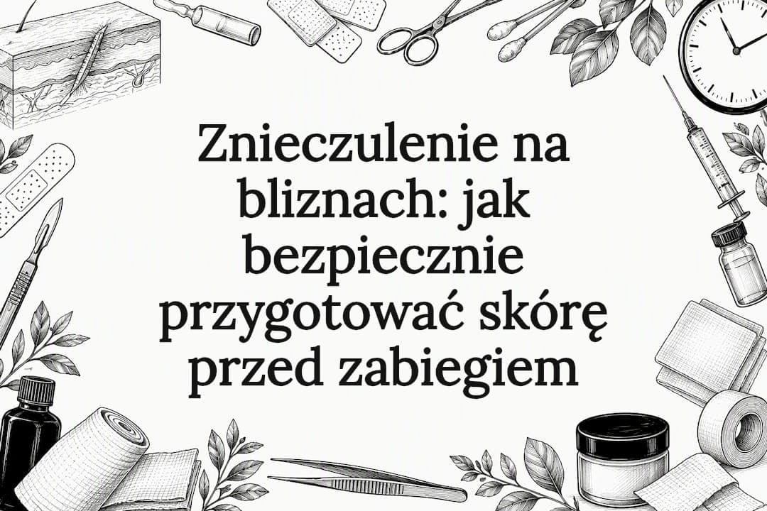 Znieczulenie na bliznach: jak bezpiecznie przygotować skórę przed zabiegiem