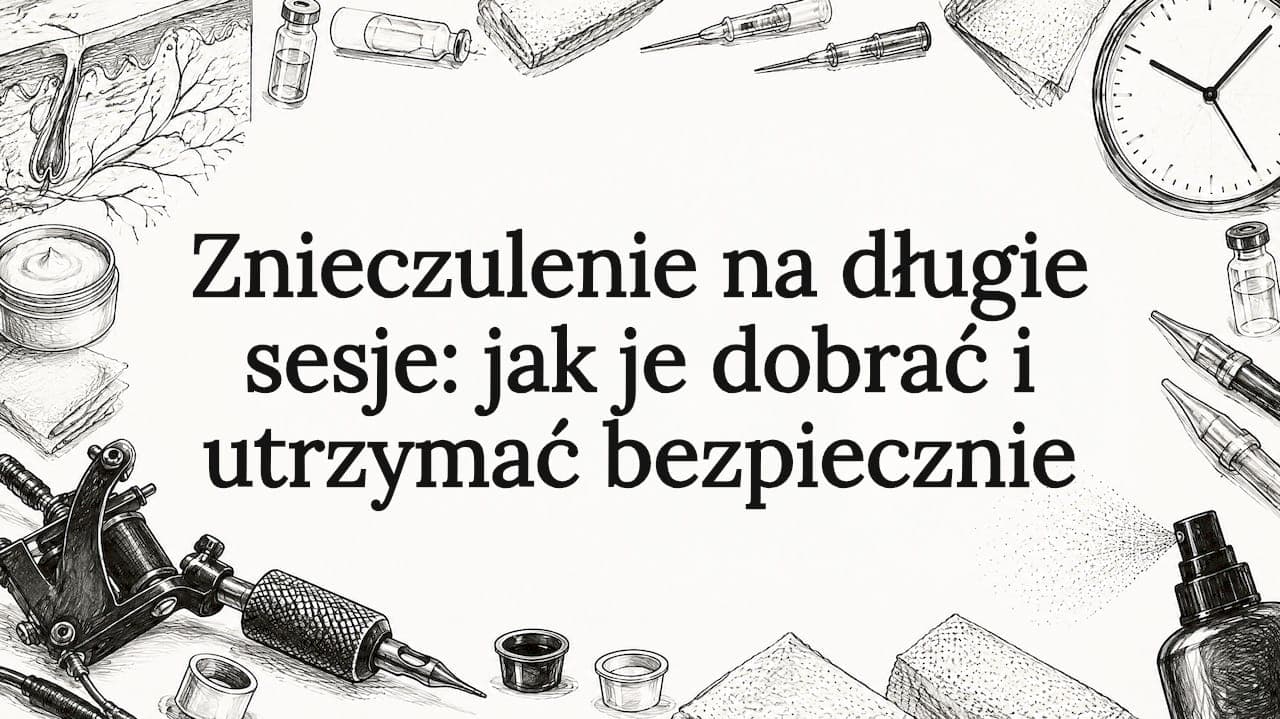 Znieczulenie na długie sesje: jak je dobrać i utrzymać bezpiecznie