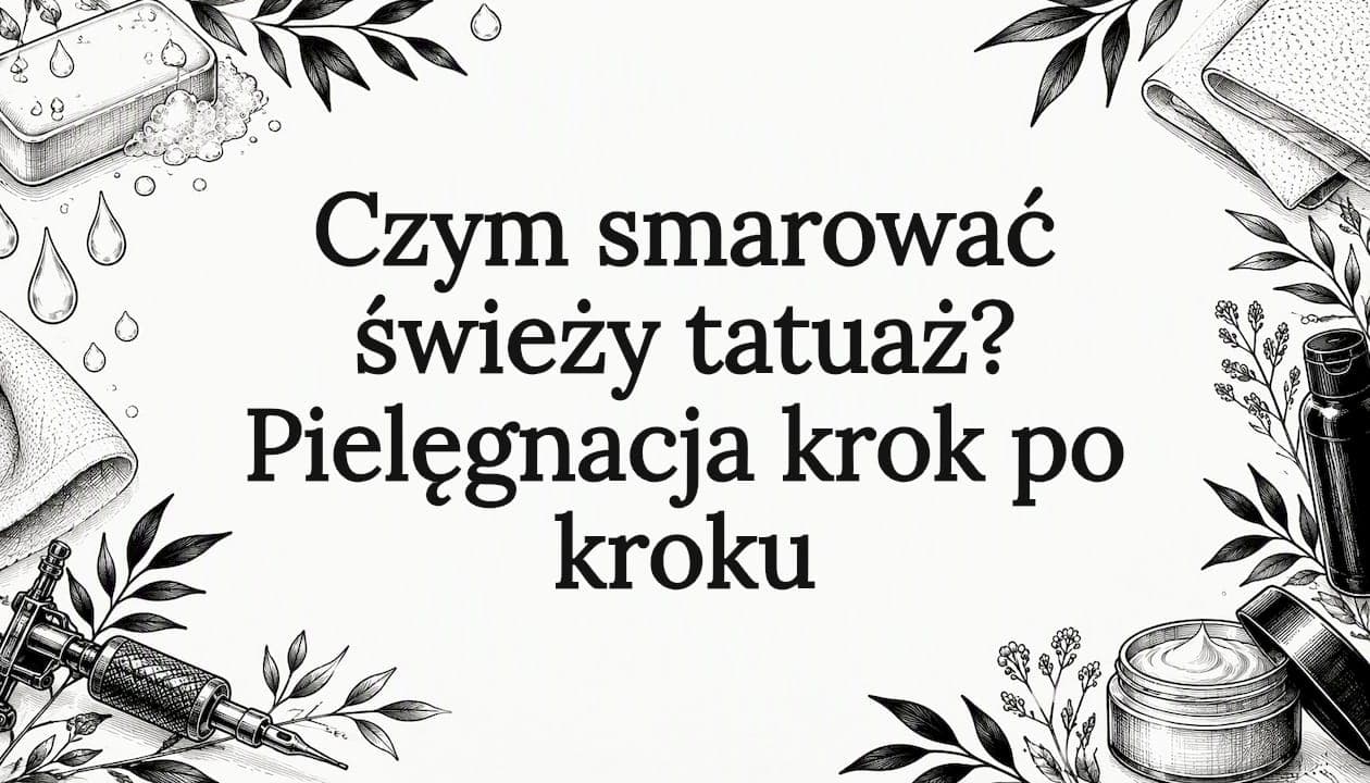 Czym smarować świeży tatuaż? Pielęgnacja krok po kroku