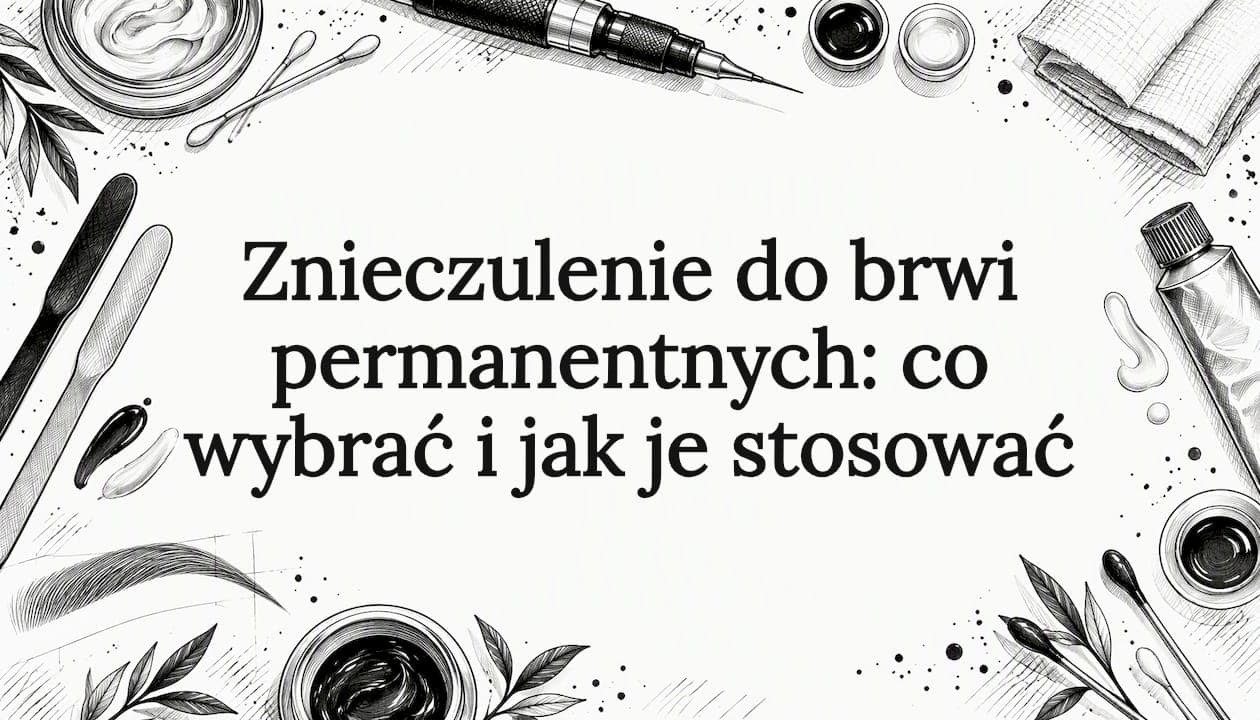 Znieczulenie do brwi permanentnych: co wybrać i jak je stosować