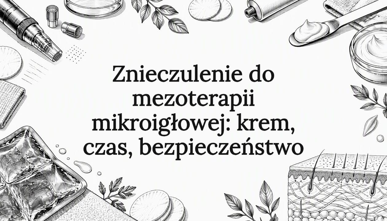 Znieczulenie do mezoterapii mikroigłowej: krem, czas, bezpieczeństwo