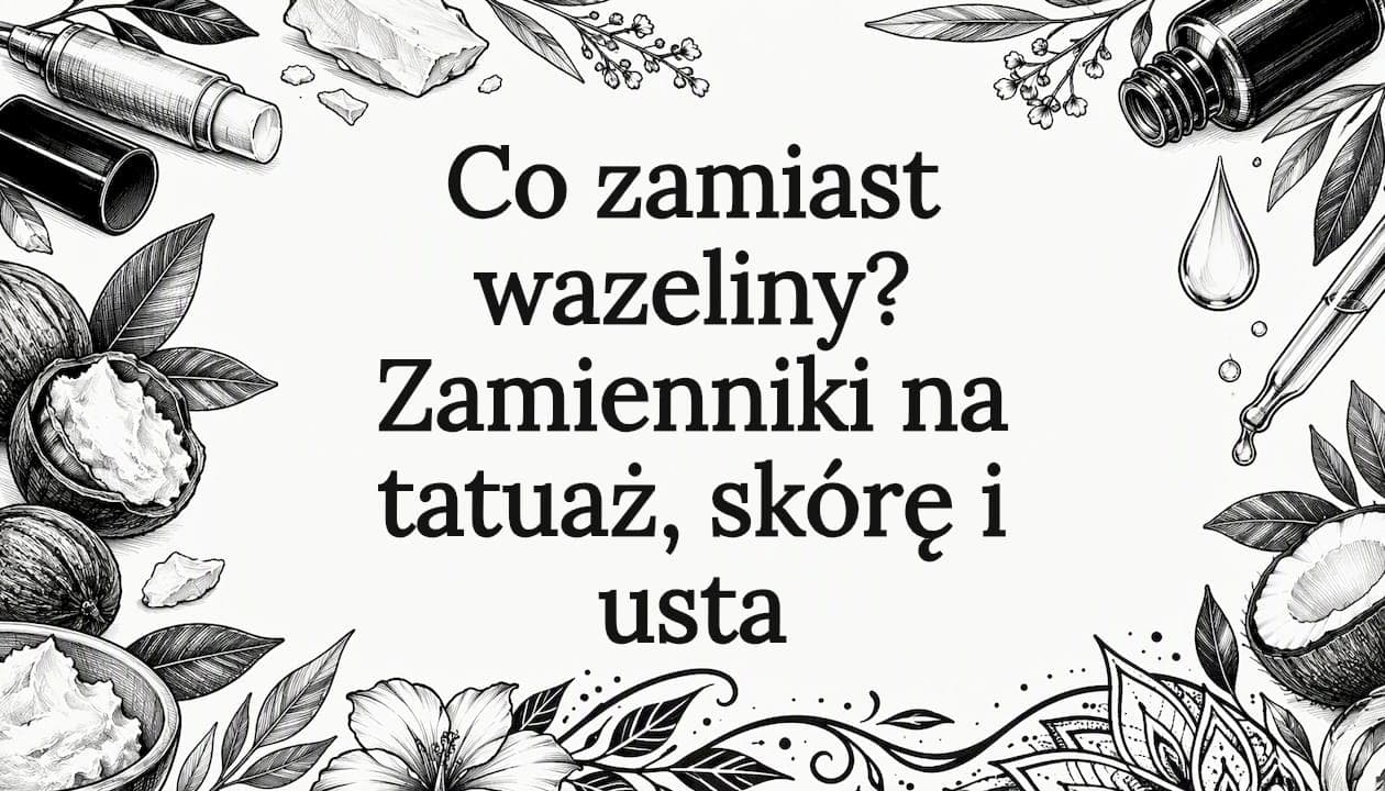 Co zamiast wazeliny? Zamienniki na tatuaż, skórę i usta